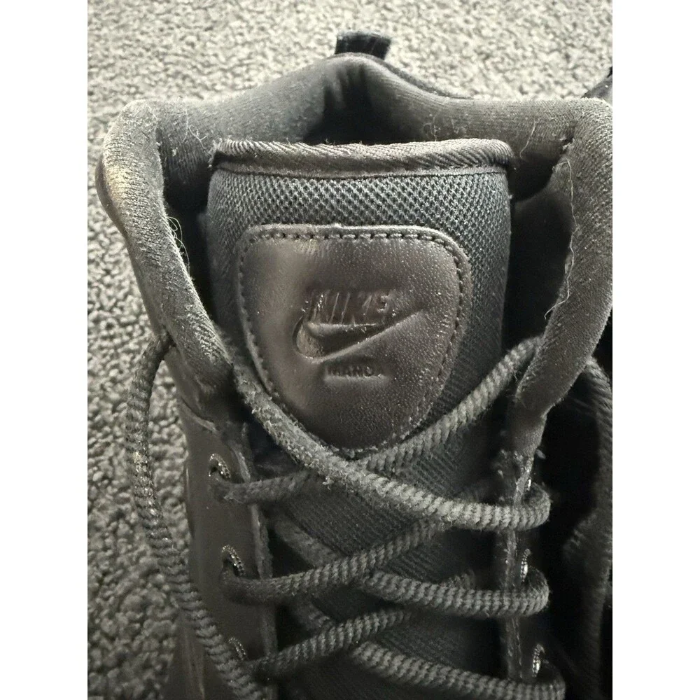 Men's Nike US Men's 13 Manoa Leather Black/Black-Black (HF7095 001) EXCELLENT!